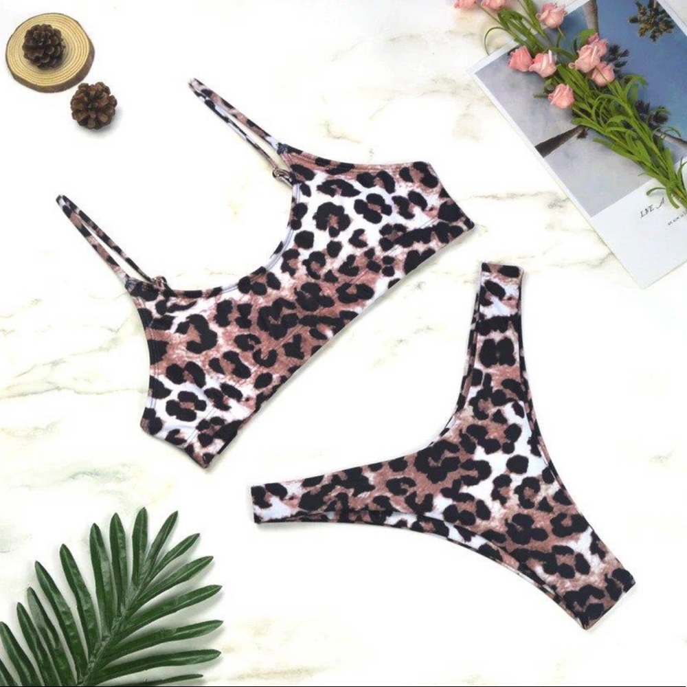 On the Prowl Bikini Set - Leopard